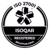 ISO 27001 certification badge
