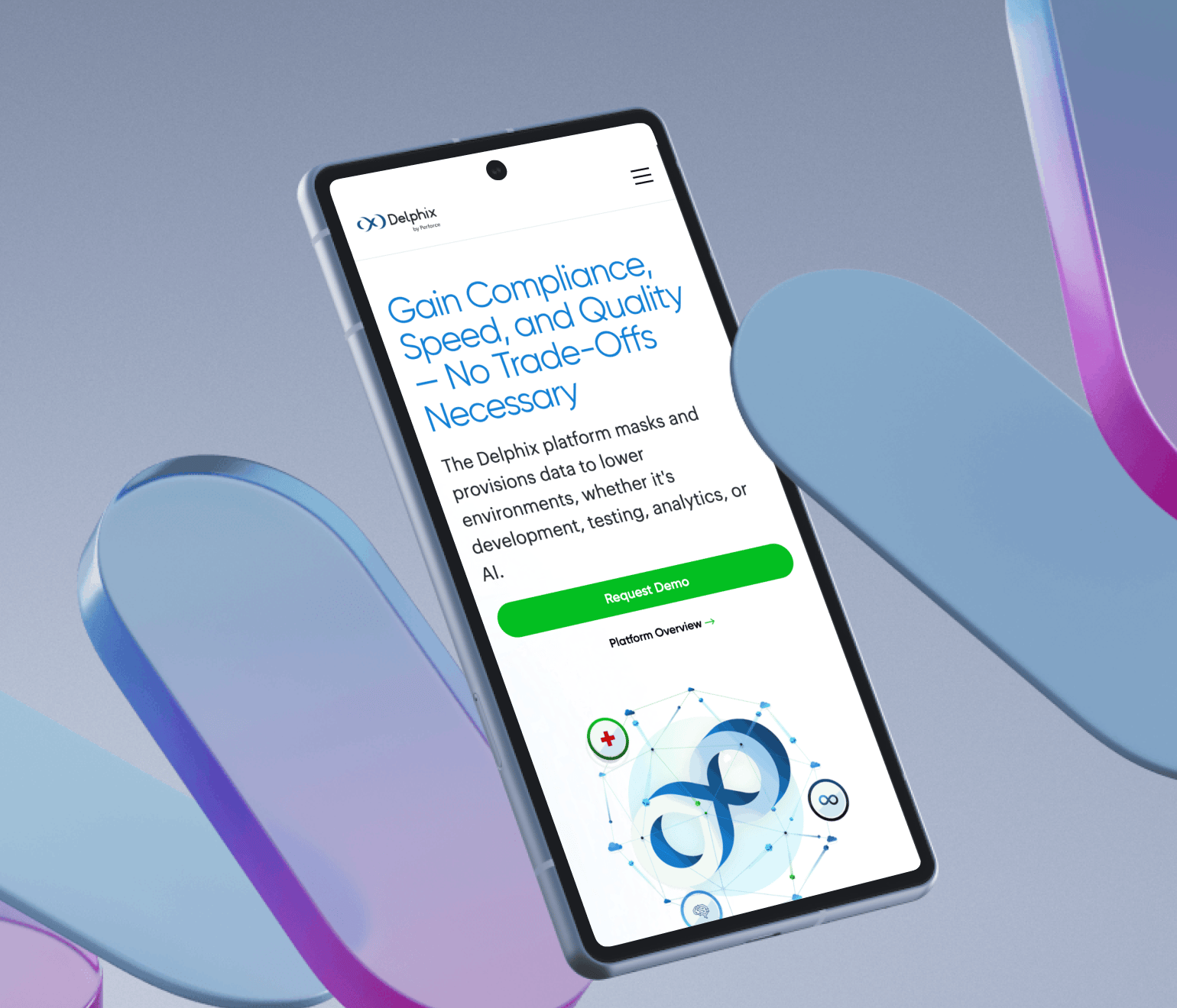 A multilingual Delphix site marketing runs without developers