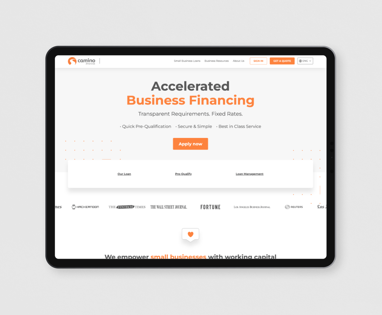 Replatforming Camino Financial to cut running costs