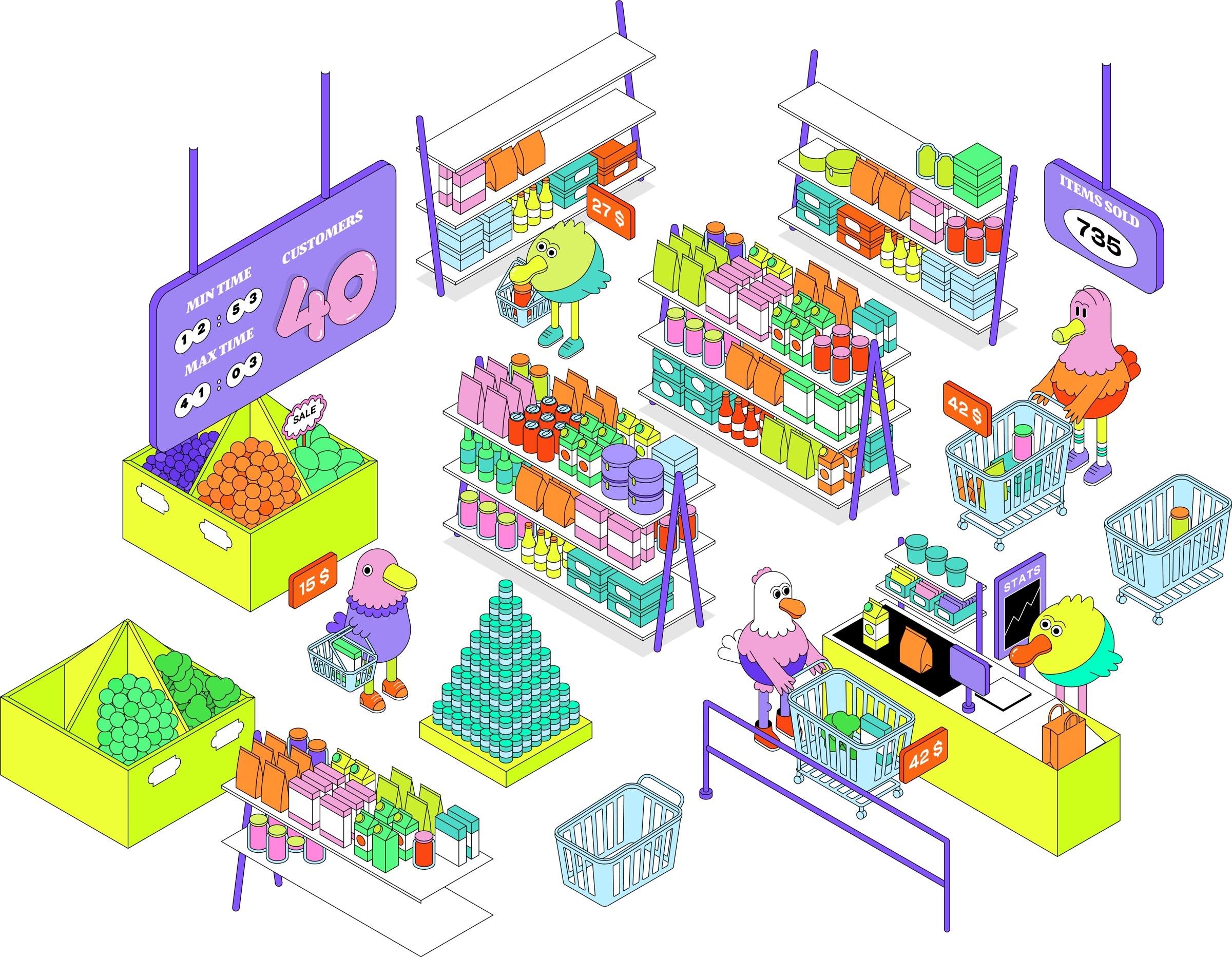 Dodonut illustration collection