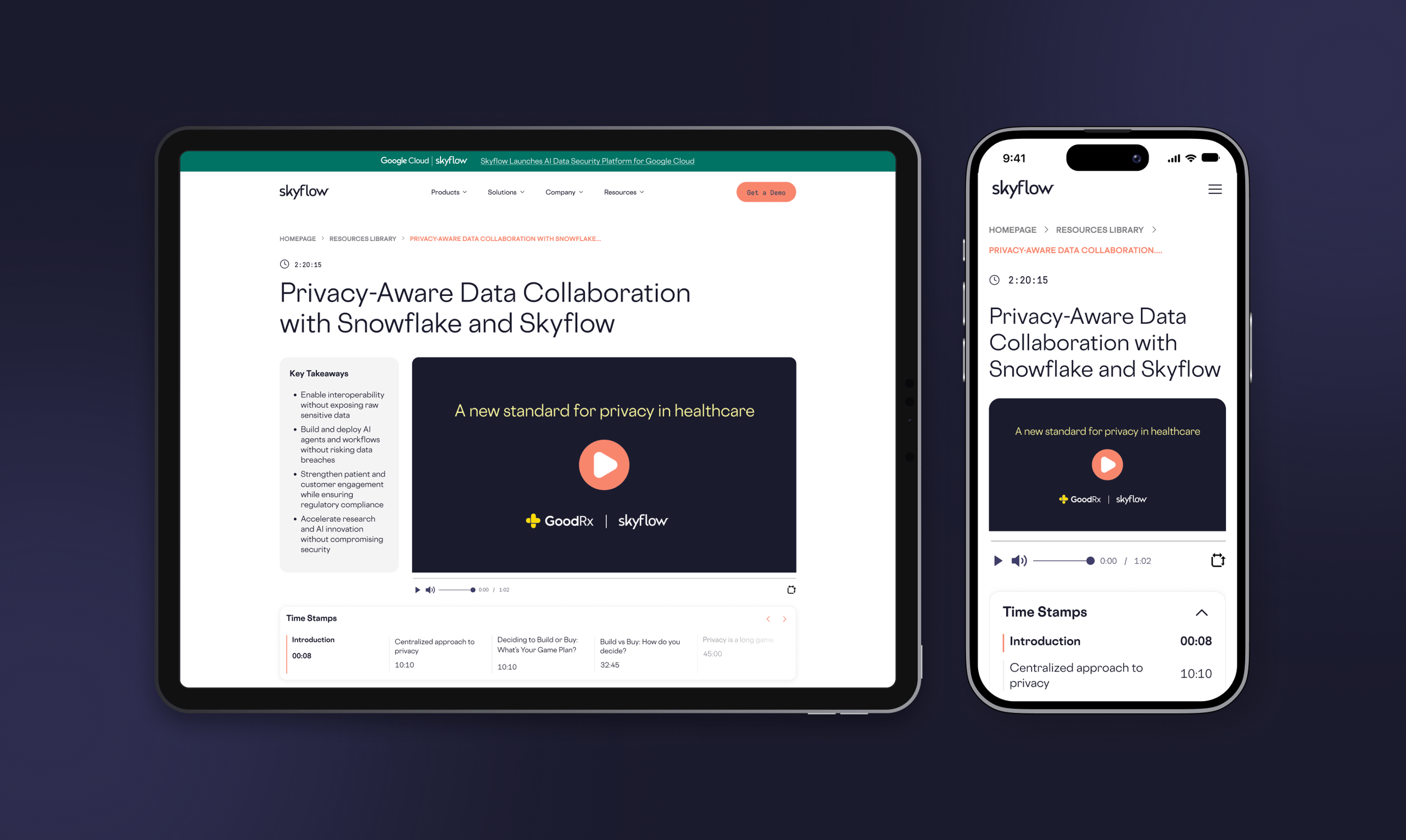 Skyflow — Ongoing Design & Webflow Partnership