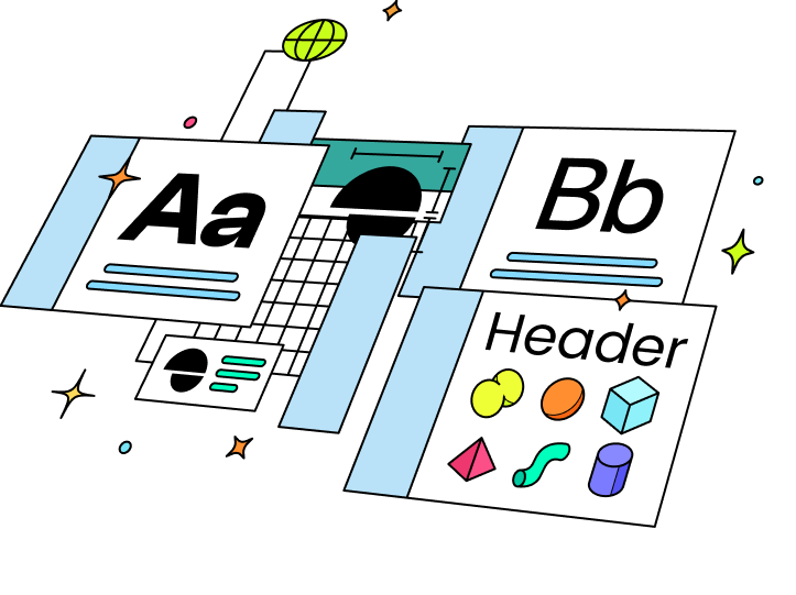 Text boxes with different fonts